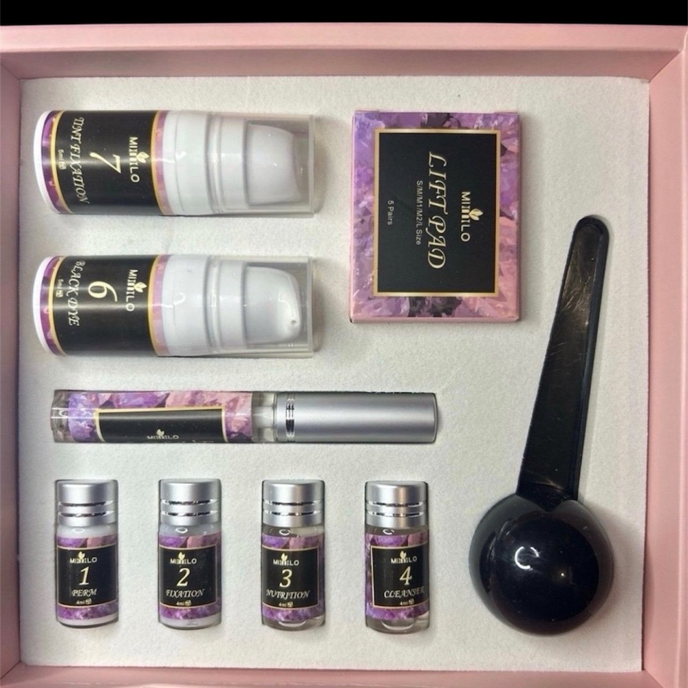 😎 4-1 Eyelash & Brow Lamination Kit | Black